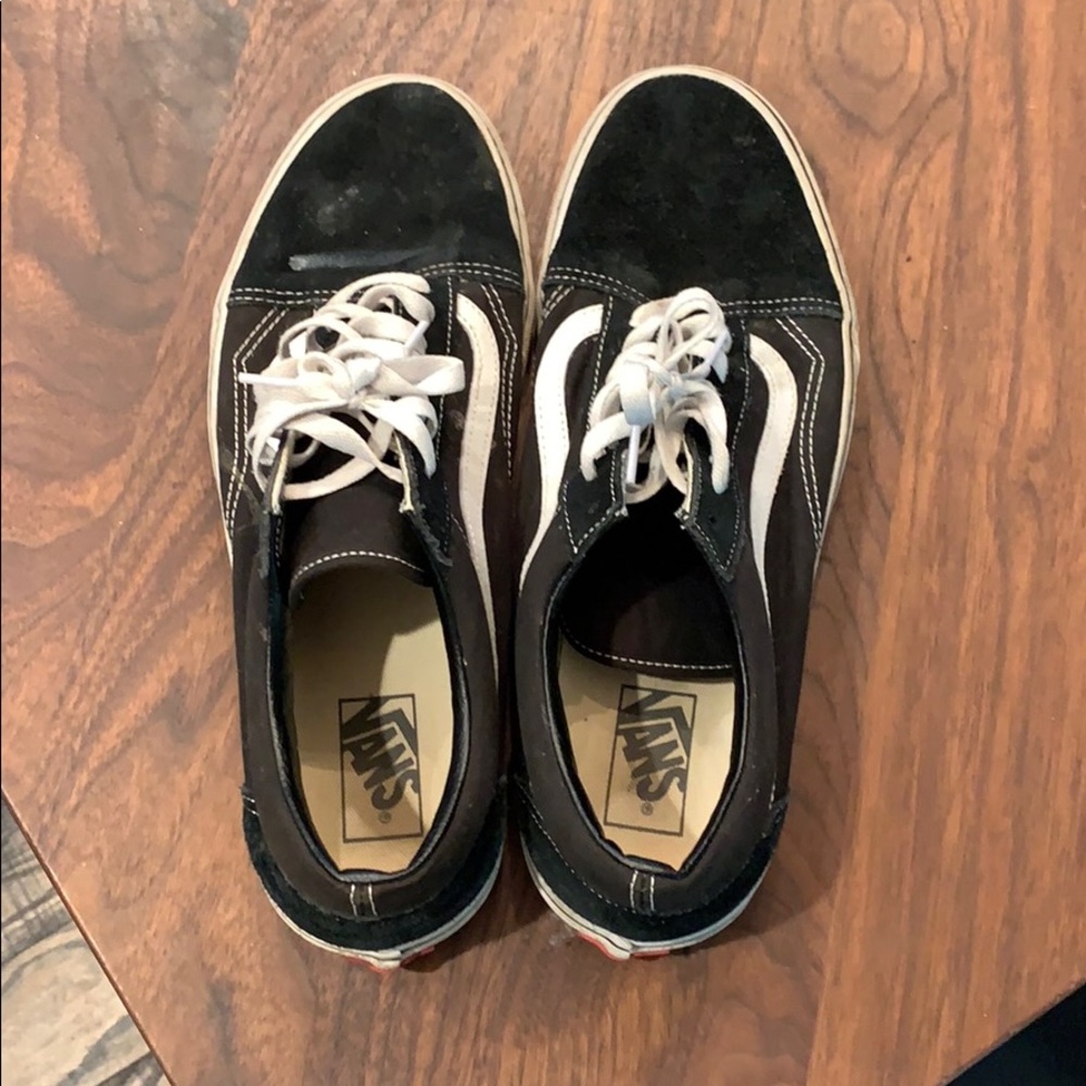 Black and white vans. Size 11.5